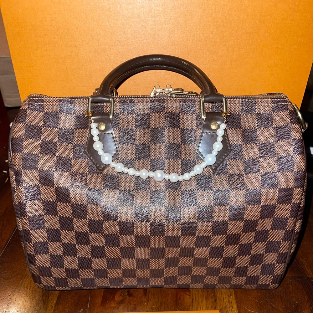 Louis Vuitton Speedy 30 Bandolier in Damier Ebene